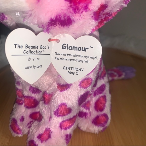 Ty Beanie Boo Glamour 9” Manufactured in 2015 Birthday: May 5 - Picture 6 of 6